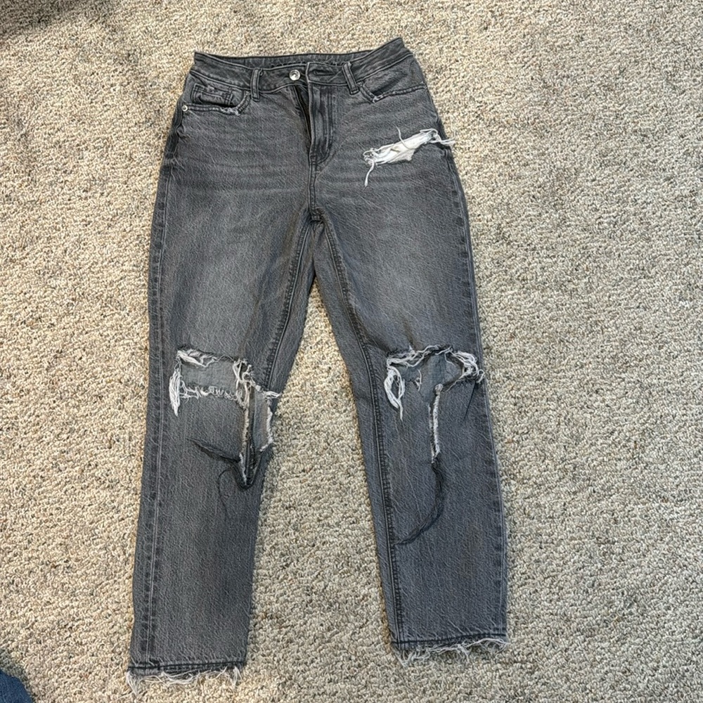 American eagle light gray jeans